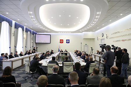 Президент НОПРИЗ Михаил Посохин принял участие в отчетном заседании Коллегии Минстроя России